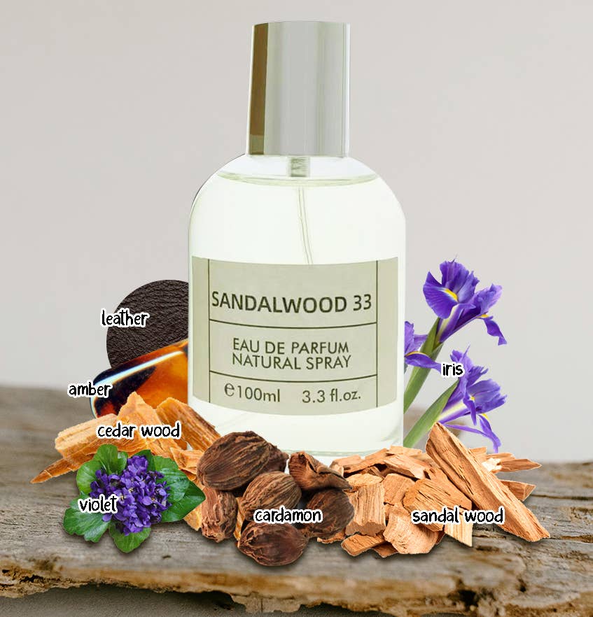 Sandal Wood 33 Spray Perfume For Men & Women 90ml