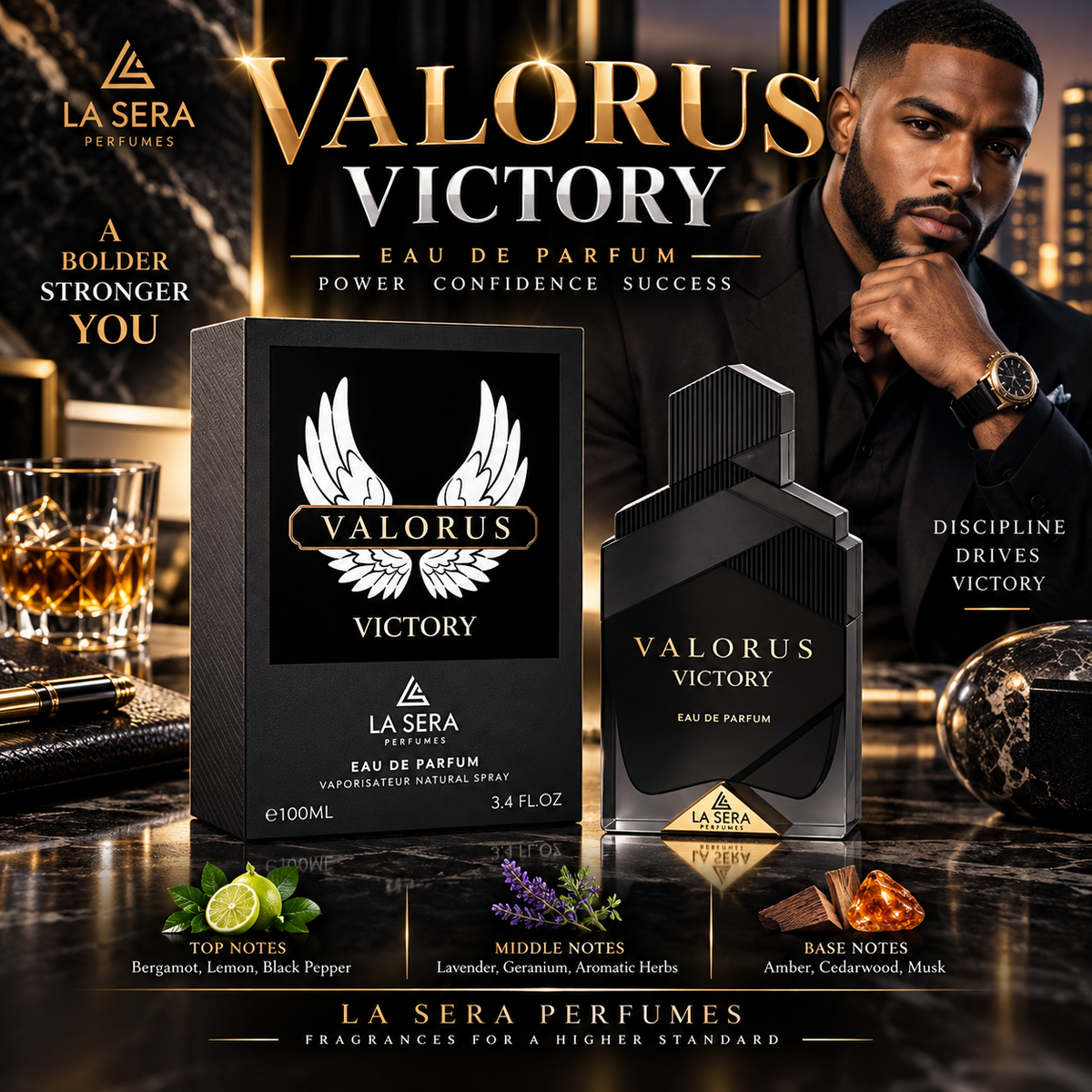 La Sera Valorus Victory Eau de Parfum 100ml Mens Fragrance