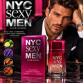 NYC Sexy Men Pour Homme  3.4 Fl. Oz./100 ml EDP Natural spray New Sealed Box