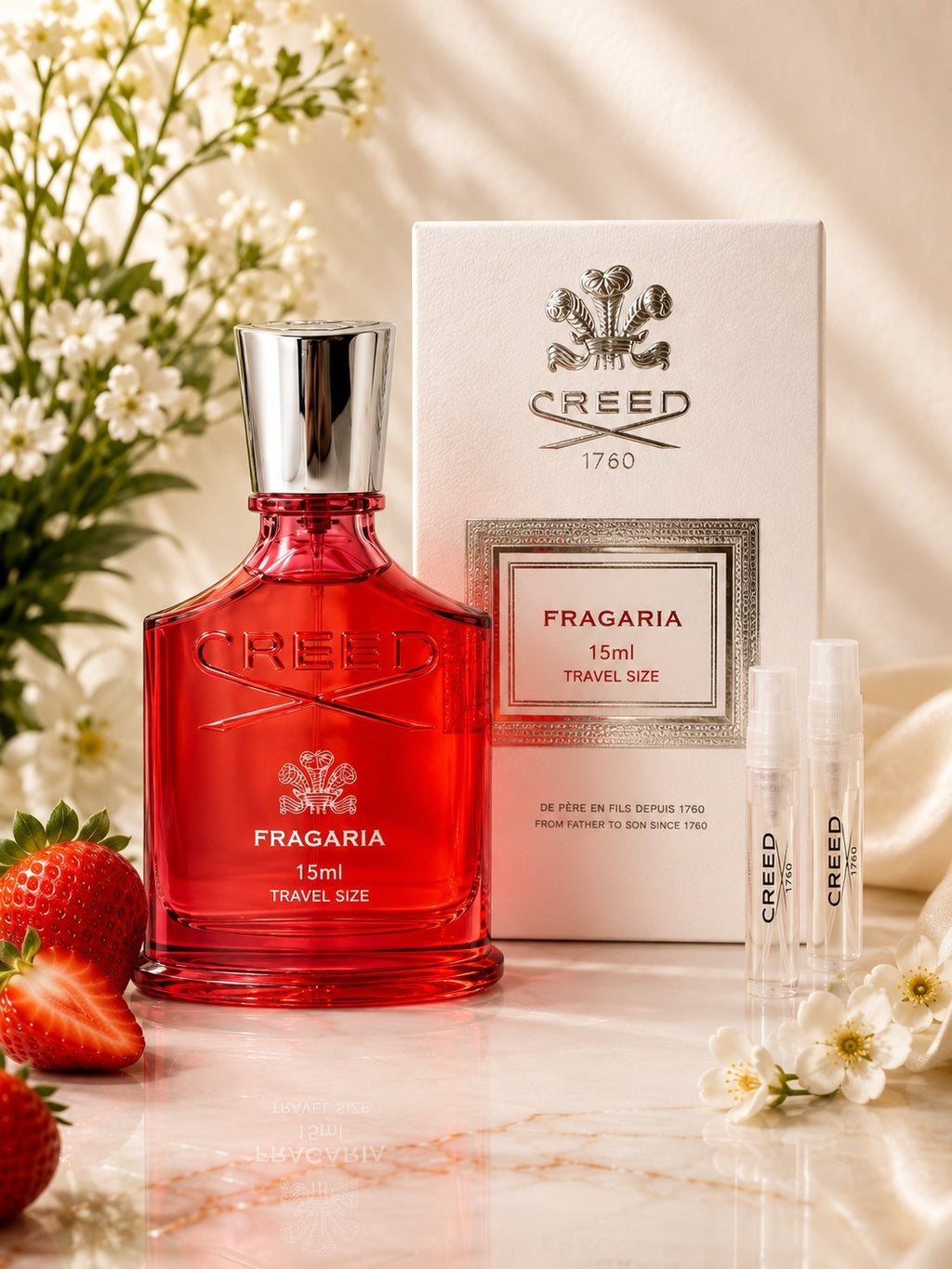 Creed Fragaria Mini Spray, 15ml Travel Size (MINI) Women