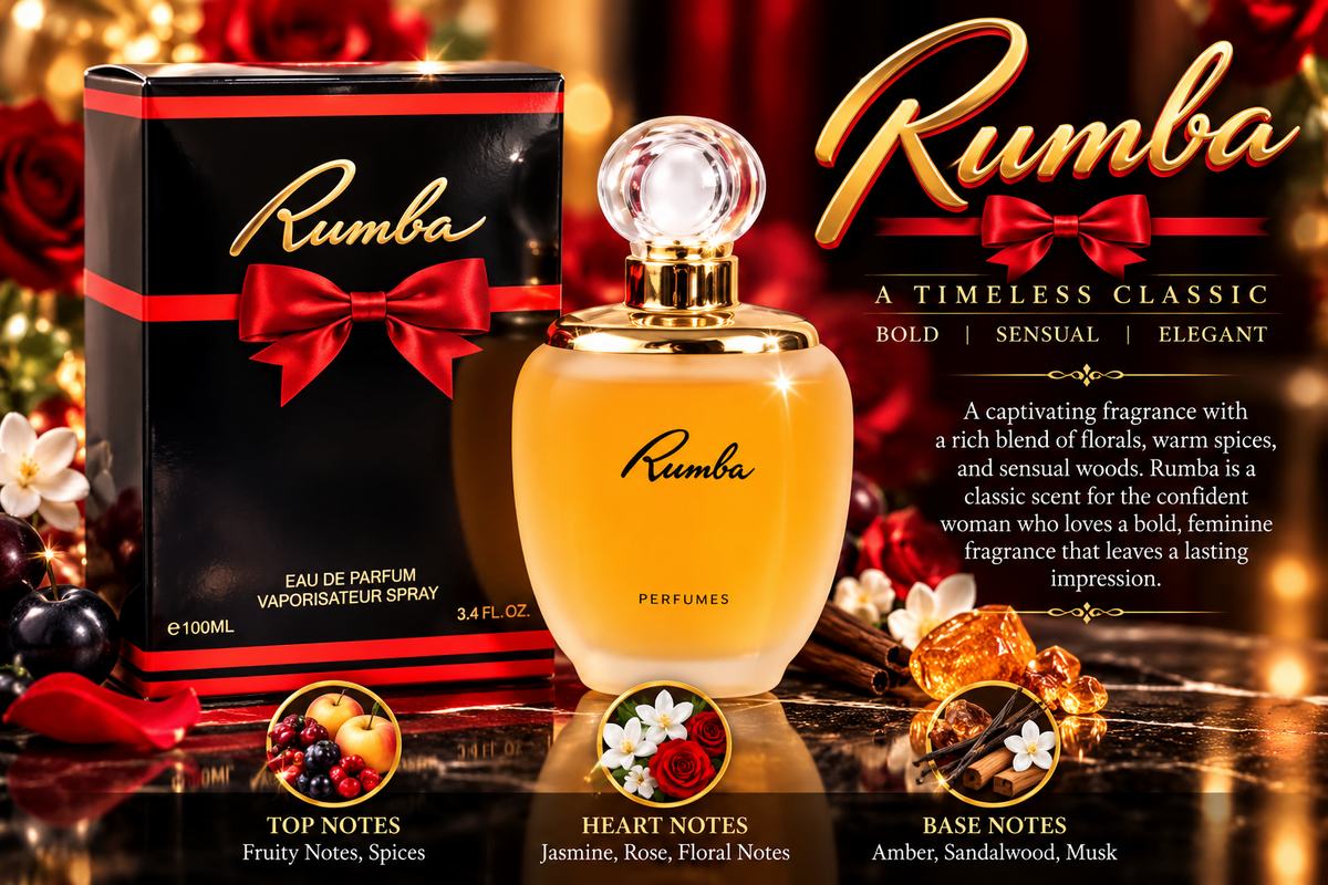 EBC Collection, Rumba Eau de Parfum 3.4 FL Oz Women’s Perfume, New with Box