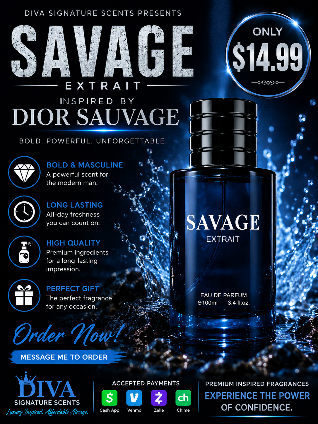 Savage EXTRAIT Eau De Parfum by Fragrance Couture