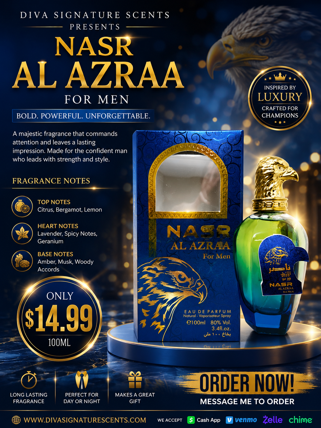 NASR AL AZRAQ For Men 100 ml