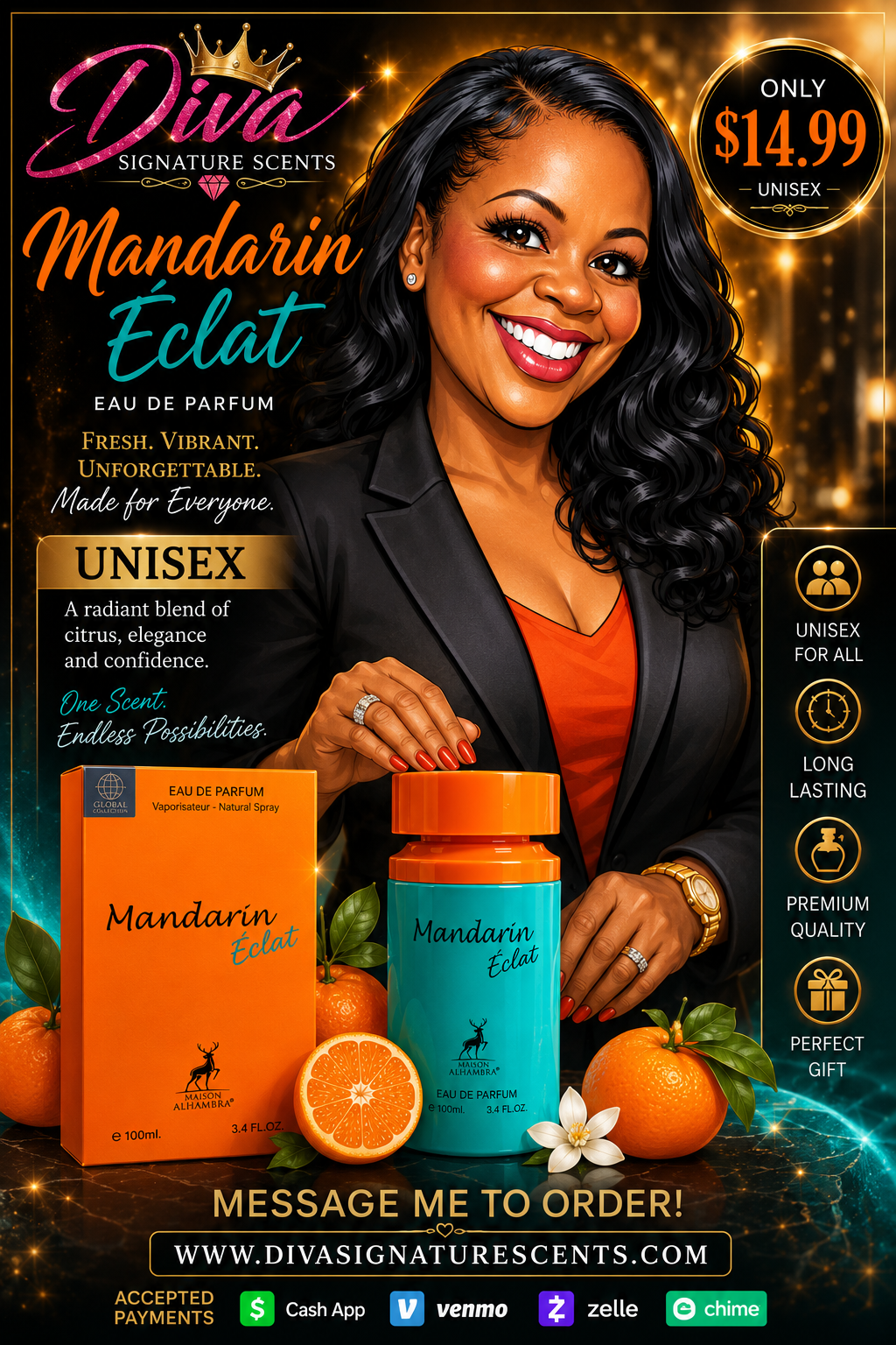 Mandarin Blue Unisex 100ml by Ayelet