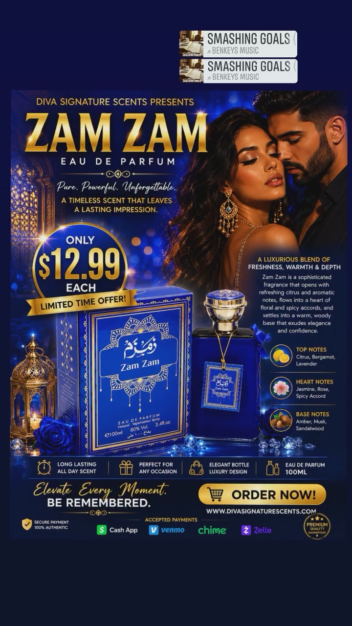 Zam Zam Eau De Parfum 3.4fl oz