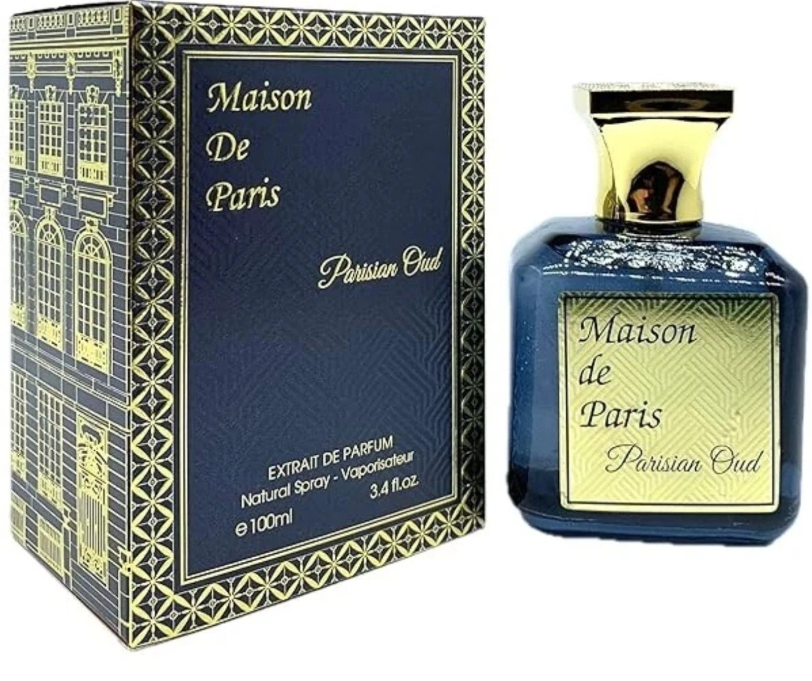 Maison De Paris Parisian oud For Men and Women Perfume Cologne 3.4 fl.oz